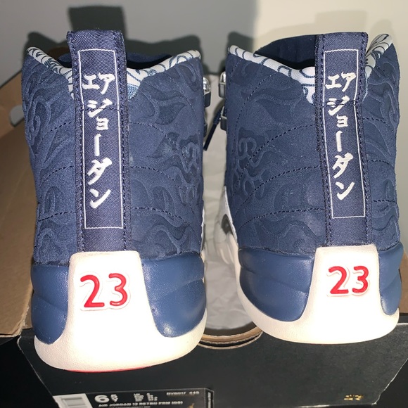 JORDAN 12 Retro International Flight - Picture 4 of 8